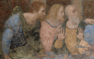 Apostles, detail of Leonardos' Last Supper